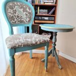Stilska stolica MEDALJONKA i stilski stočić