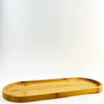 Drvena tacna za serviranje hrane i umaka