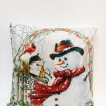 Novogodišnji jastuk sa jastučnicom