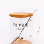 Staklena šolja STAY WITH ME