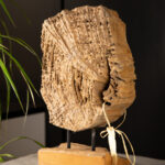 Savremena drvena statua WAVEY CIRCLE ZENIT