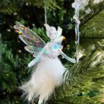 Kristalna vila ukras za novogodišnju jelku