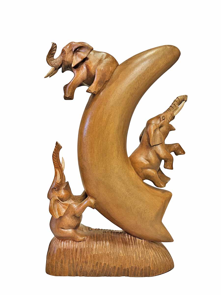 BALI SLON Skulptura SLONOVI SREĆE - Slika 1