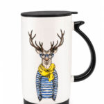 Travel Mug - Keramička šolja sa poklopcem