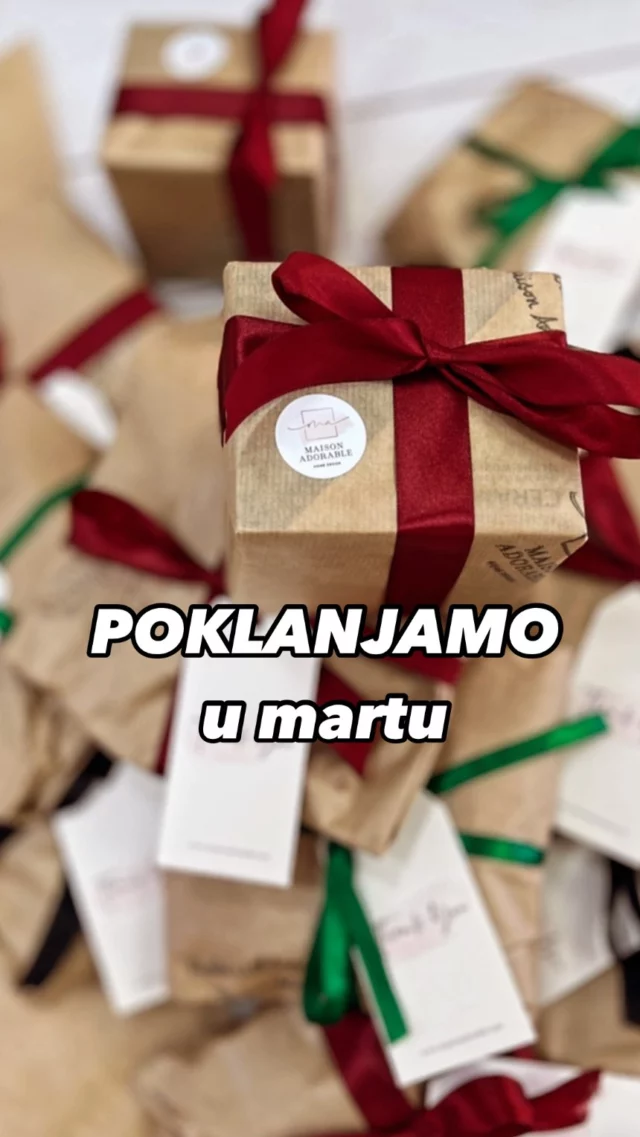 Poklon iz @maison_adorable & @maison_ceramic_studio ovog meseca!

Uz svaku porudžbinu ovog meseca, poklanjamo ti karticu sa popustom za sledeću kupovinu iz našeg asortimana ručno pravljene keramike.

Neka tvoj dom obogate unikatni, ručno izrađeni komadi, a mi ti sa zadovoljstvom poklanjamo razlog više da se vratiš po još umetnosti u keramici!

*Popust sa kartice možete iskoristiti do kraja aprila.